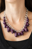 Gorgeously Globetrotter - Purple Necklace - Box 4 - Purple