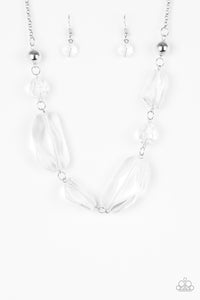Luminous Luminary - White Necklace - Box 4 - White