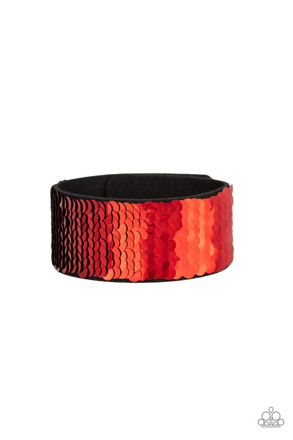 Mer-mazingly Mermaid - Red Urban Bracelet