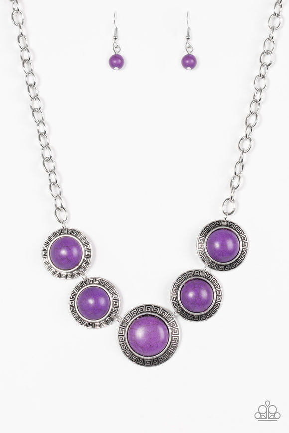 Mountain Roamer - Purple Necklace - Box 2 - Purple