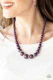 Party Pearls - Purple Necklace - Box 6 - Purple