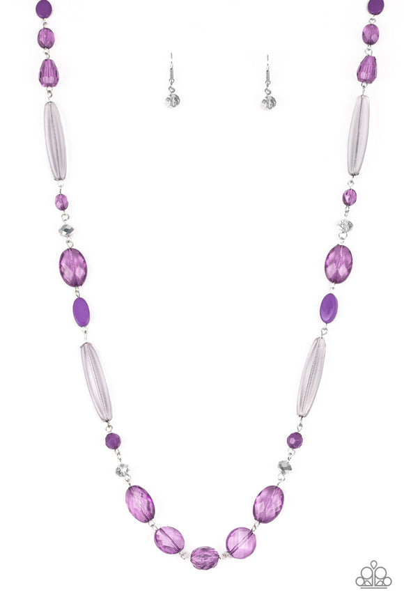 Quite Quintessence - Purple Necklace - Box 4 - Purple