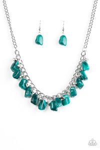 Rocky Shores - Green Necklace - Box 4 - Green