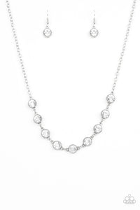 Starlit Socials - White Necklace - Box 6 - White