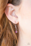 Stop, TEARDROP, and Roll - Pink Necklace - Box 5 - Pink