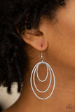 Strike Three - Silver Earring