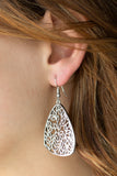 Time To LEAF - Silver Earrings