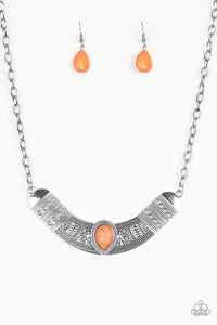 Very Venturous - Orange Necklace - Box 1 - Orange