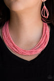 Wide Open Spaces - Orange Necklace - Box 2 - Orange