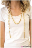 SCARFed For Attention - Blockbuster - Gold Necklace