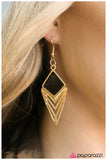 Call Of The Wild - Black/Gold Earring