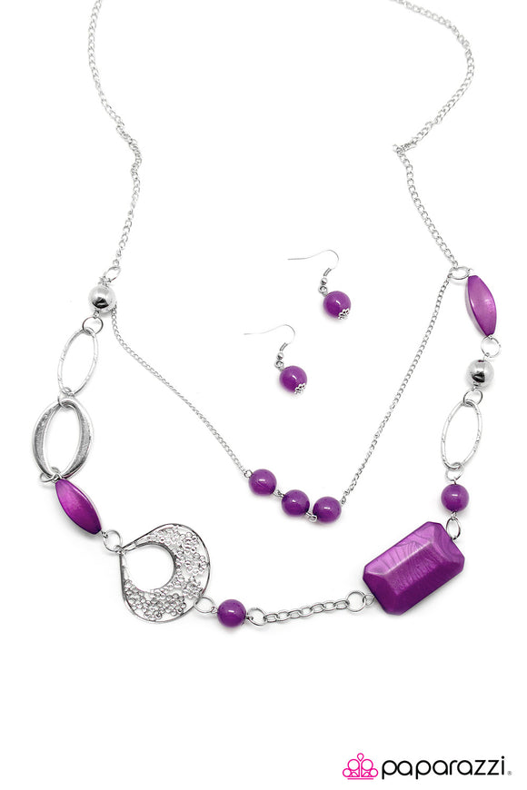 Ever So Sweet - Purple Necklace