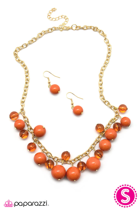 How Sweet It Is - Orange Necklace - Box 3 - Orange