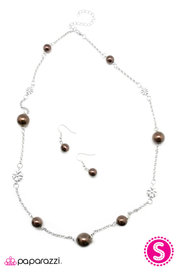 Living The Charmed Life - Brown Necklace - Box 4 - Brown