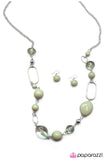 Rolling Stones - Green Necklace