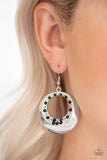 Ringed In Refinement - Black Earring