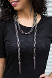 SCARFed For Attention - Blockbuster - Black Necklace