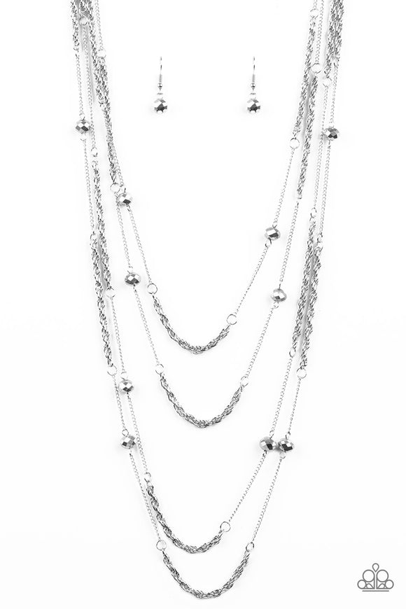 Open For Opulence - Silver Necklace - Box 23 - Silver