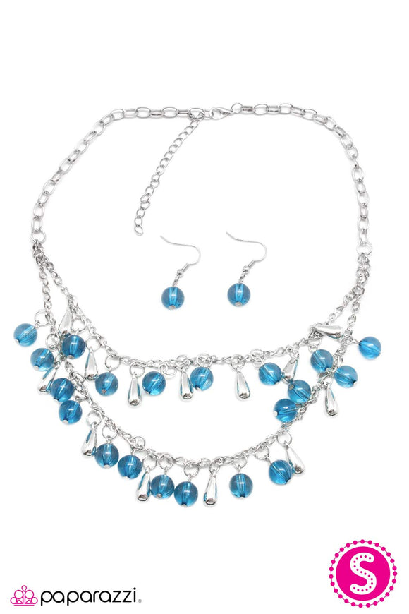 Stop, Drop & Roll - Blue Necklace - Box 3 - Blue