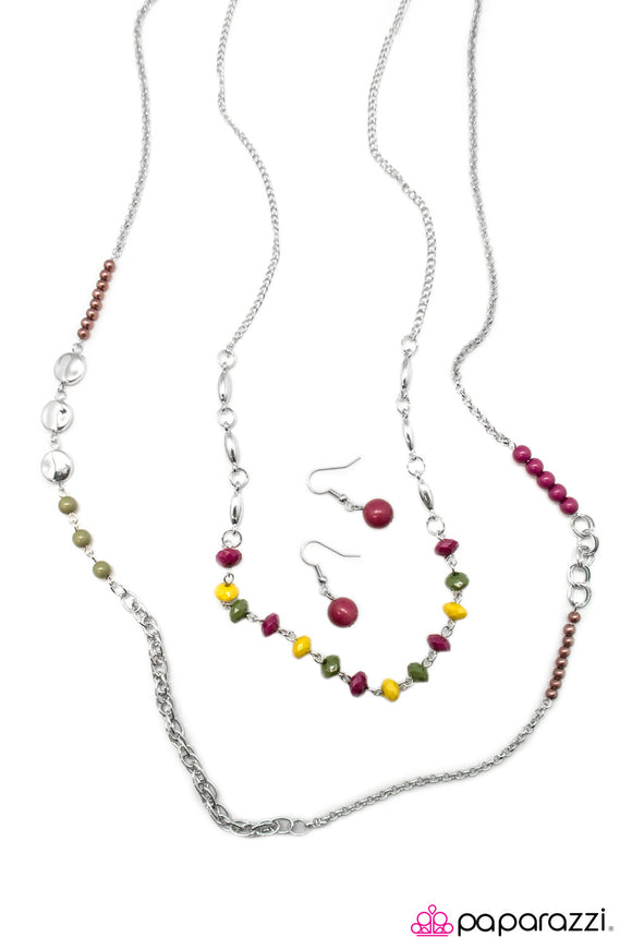 The Heat Is On - Multi Necklace - Box 5 - Multi