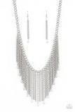 Cue The Fireworks - White Necklace - Box 8 - White