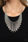 Cue The Fireworks - White Necklace - Box 8 - White
