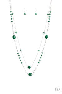 Dazzle The Crowd - Green Necklace - Box 7 - Green