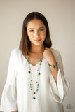 Dazzle The Crowd - Green Necklace - Box 7 - Green