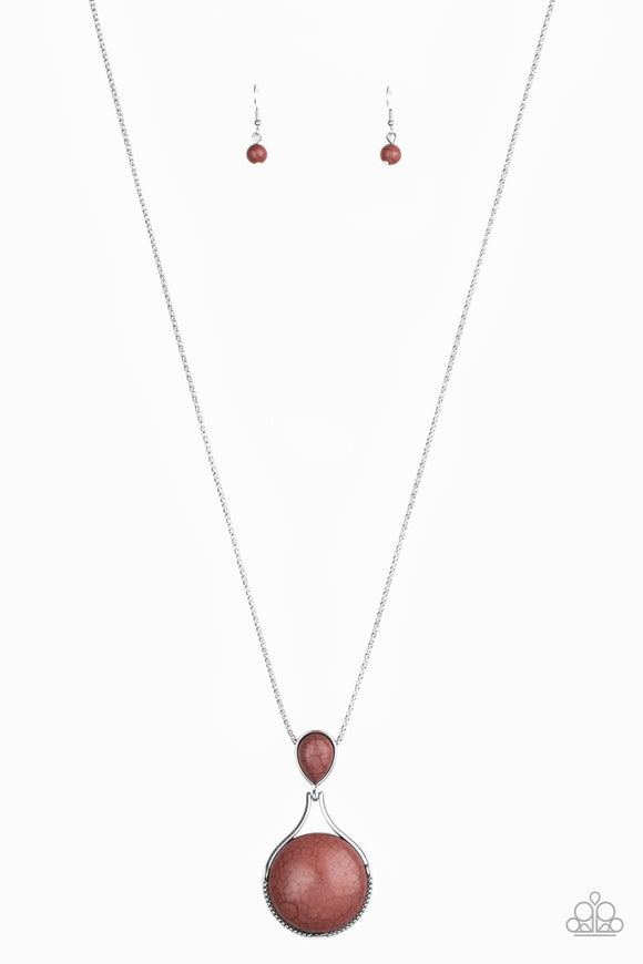 Desert Pools - Brown Necklace - Box 4 - Brown - Convention 2020