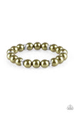 Exquisitely Elite - Green Stretch Bracelet