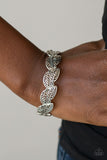 Fall Flair - Silver Bracelet - Stretch Silver Box