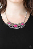 Feeling Inde-PENDAnt - Pink Necklace - Box 6 - Pink