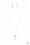 Lock Up Your Valuables - Rose Gold Necklace - Box 1 - Rose Gold