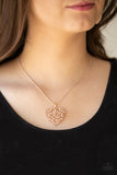 Look Into Your Heart - Gold Necklace