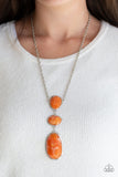 Making An Impact - Orange Necklace - Box 1 - Orange