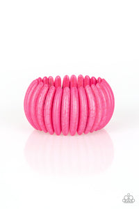 Naturally Nomad - Pink Stretch Bracelet