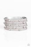 Rhinestone Reputation - Silver Urban Bracelet