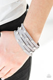 Rhinestone Reputation - Silver Urban Bracelet