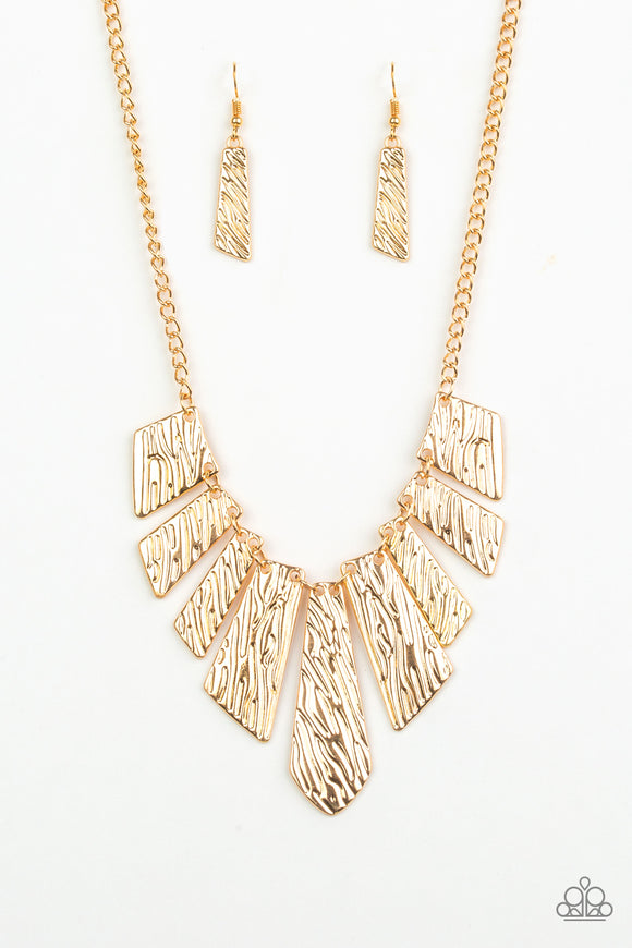 Texture Tigress - Gold Necklace - Box 2 - Gold