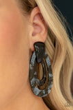 The HAUTE Zone - Black Post Earrings - Box 2 - Black