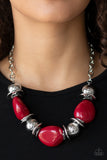 Vivid Vibes - Red Necklace - Box 3 - Red