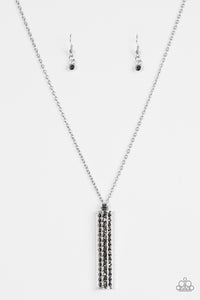 Big Shot Shimmer - Silver Necklace - Box 2 - Silver
