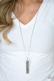 Big Shot Shimmer - Silver Necklace - Box 2 - Silver