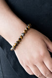 Centered - Brown Stretch Bracelet