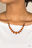 Crystal Carriages - Brown Necklace - Box 1 - Brown