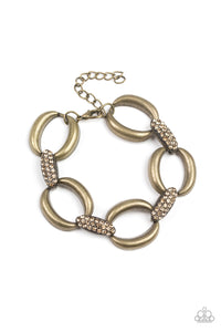 Don't Forget Who's Boss! - Brass Bracelet