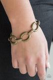 Don't Forget Who's Boss! - Brass Bracelet