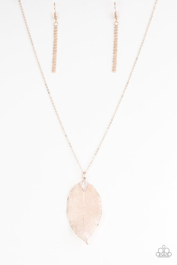 Fall Foliage - Rose Gold Necklace - Box 1 - Rose Gold