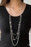 Glamour Grotto - Pink Necklace - Box 2 - Pink