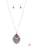 Inde-PENDANT Idol - Pink Necklace - Box 5 - Pink